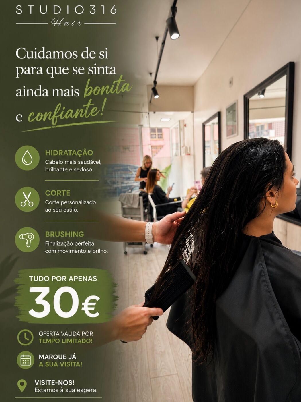 Panfleto da campanha de tratamento a 30€