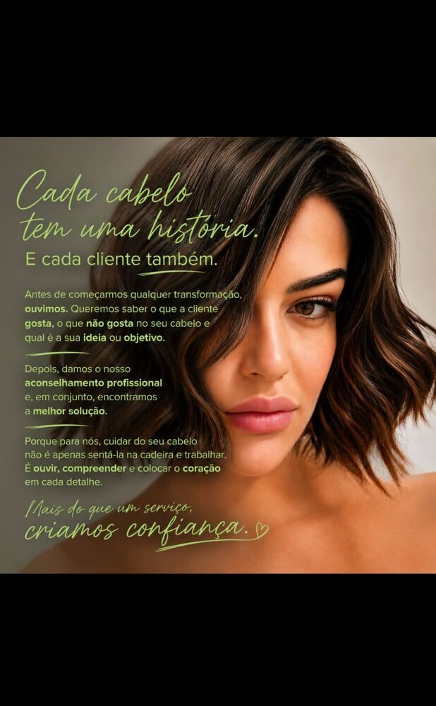 Cartaz: cada cabelo tem uma história